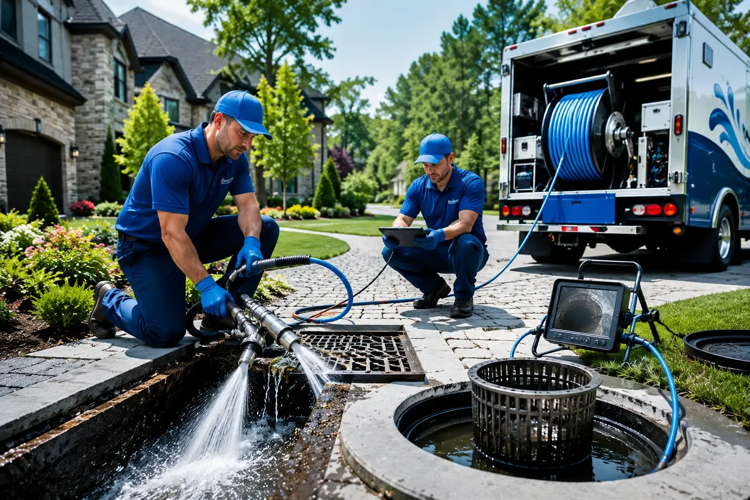 Local outdoor drain cleaning professionals in Santa Rosa, TX