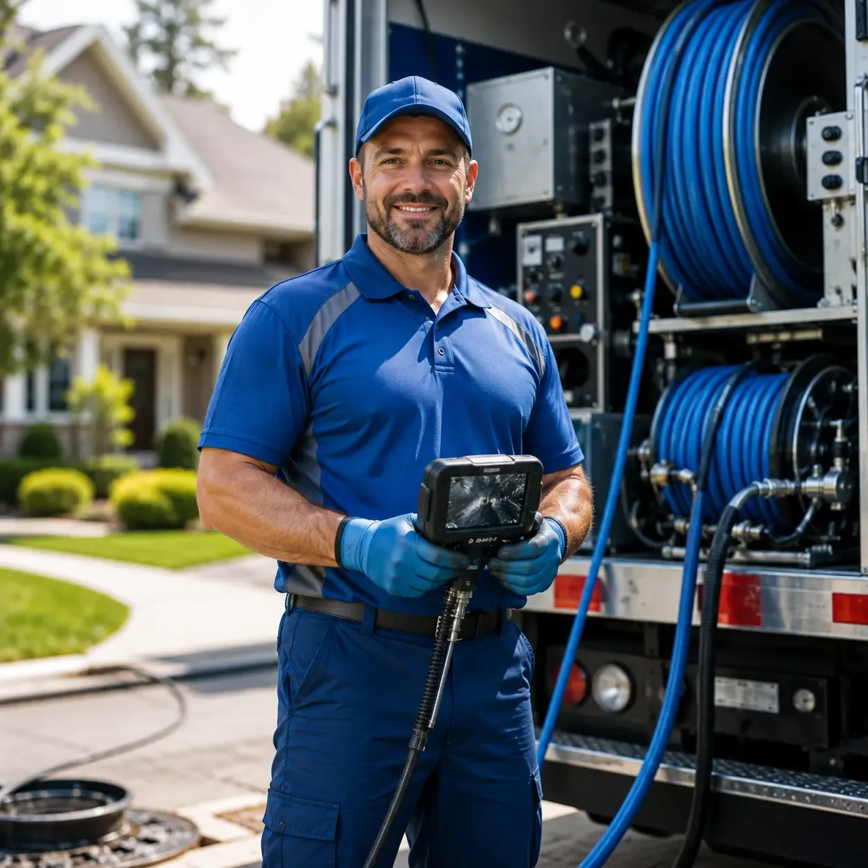 Local outdoor drain cleaning specialists in Santa Rosa, TX